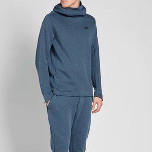 Nike Men's Tech Fleece Pullover Hoodie Squadron Blue Large